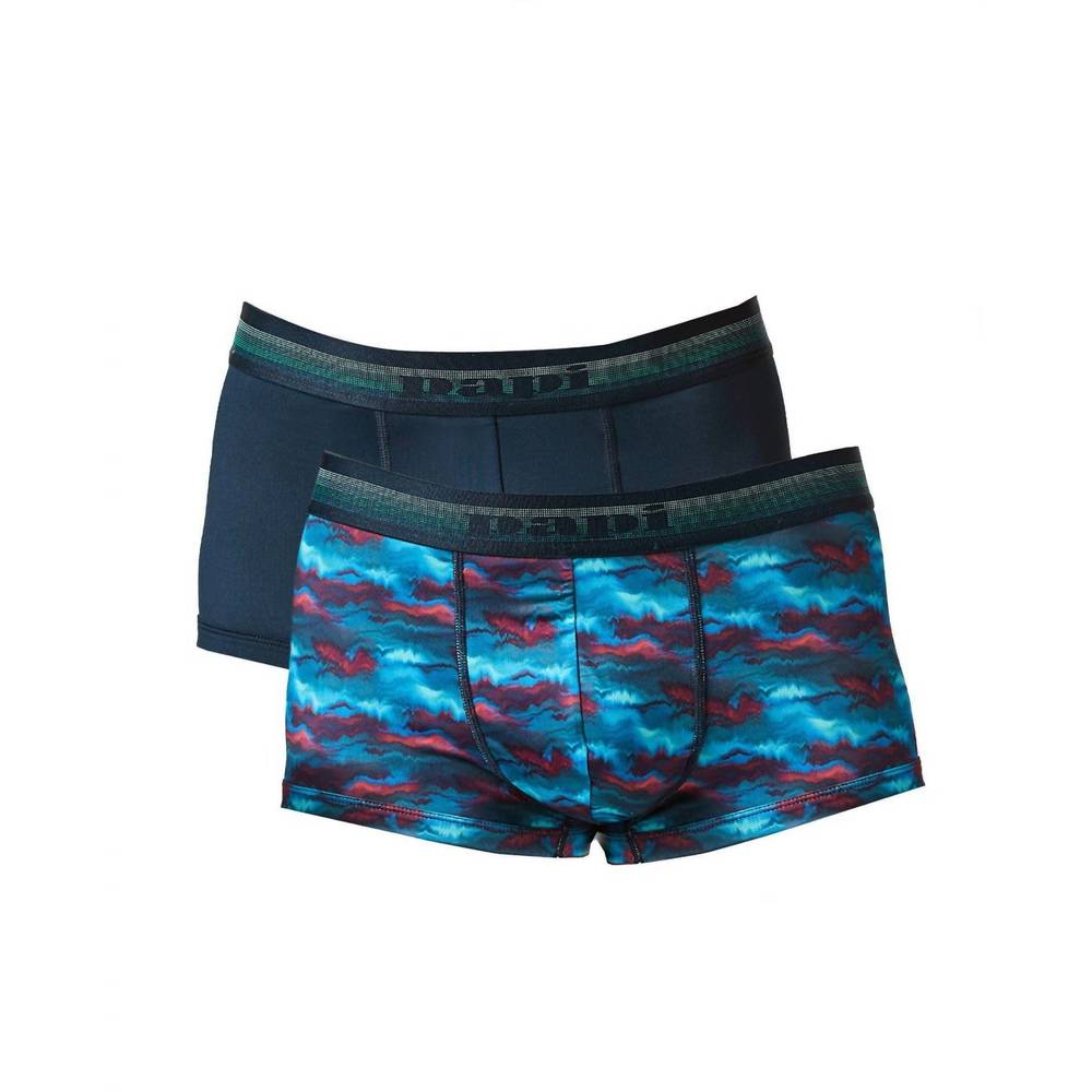 NEW PAPI men's 2-pack brazilian trunk underwear in skydiver/pageant blue